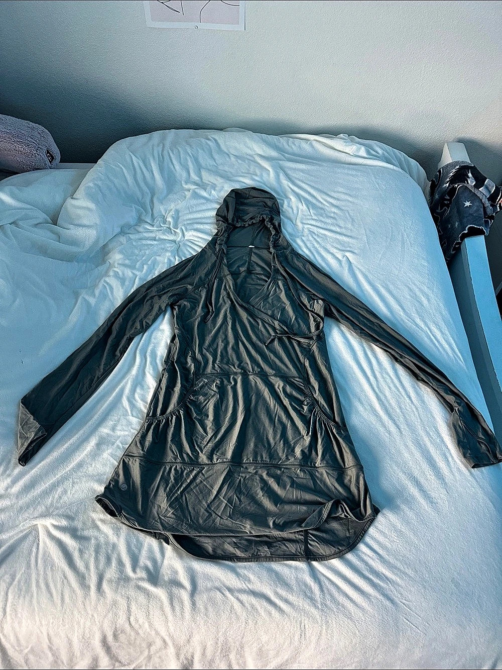Lululemon Along the Way Dress Hooded Puffer Jacket in Green